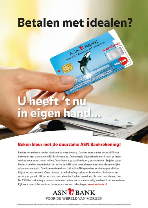 60 jaar ASN Bank - Betalen met idealen